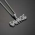 Savage Letter Pendant Necklace