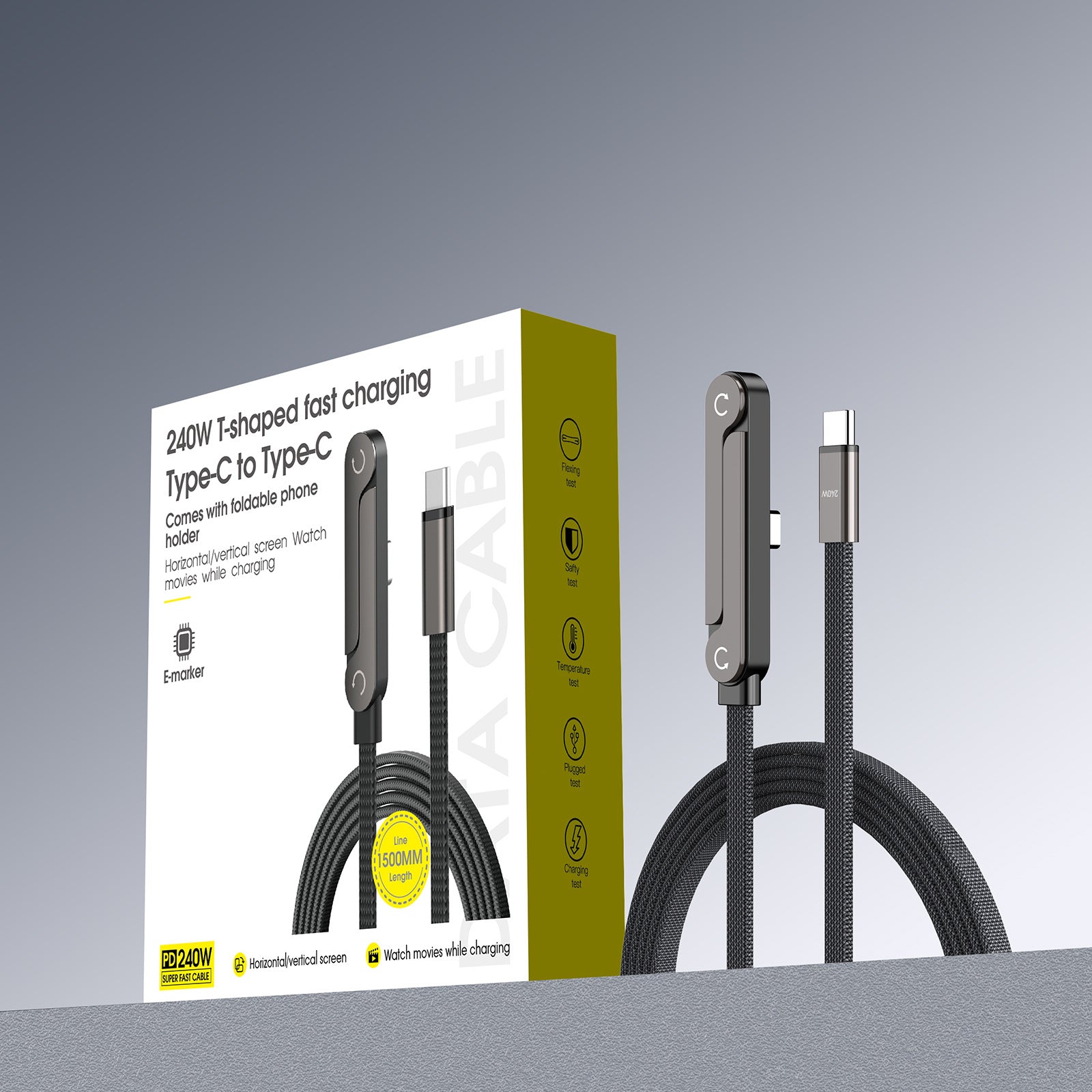 240W Fast Charging Gaming Cable