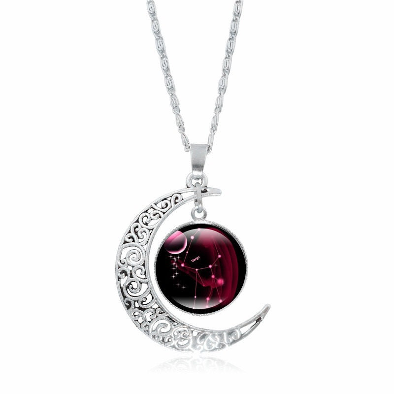 Zodiac Glow Moon Necklace