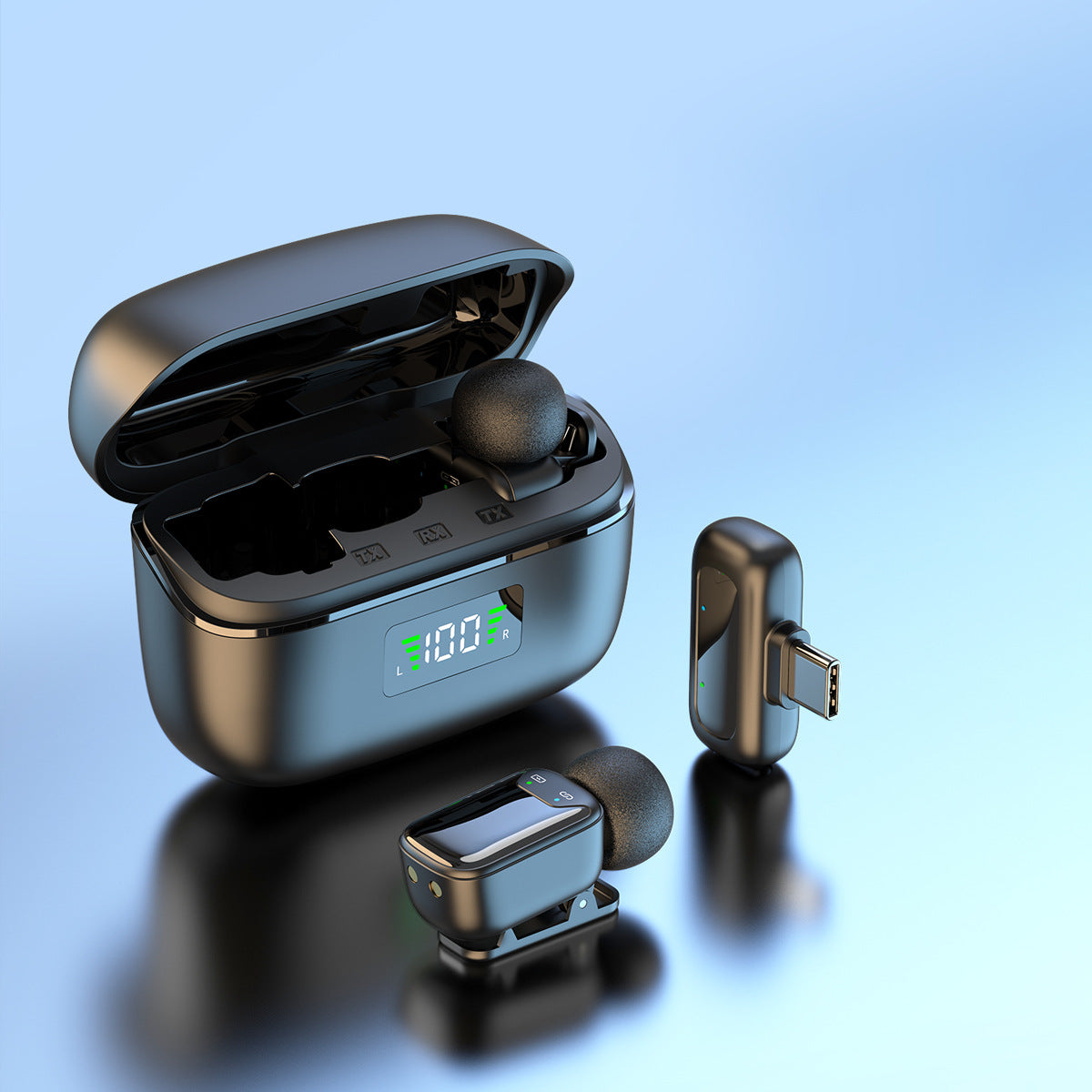 Wireless Noise-Cancelling Lavalier Microphone