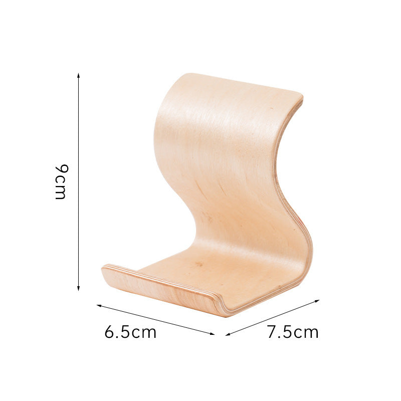Wooden Desktop Phone Stand
