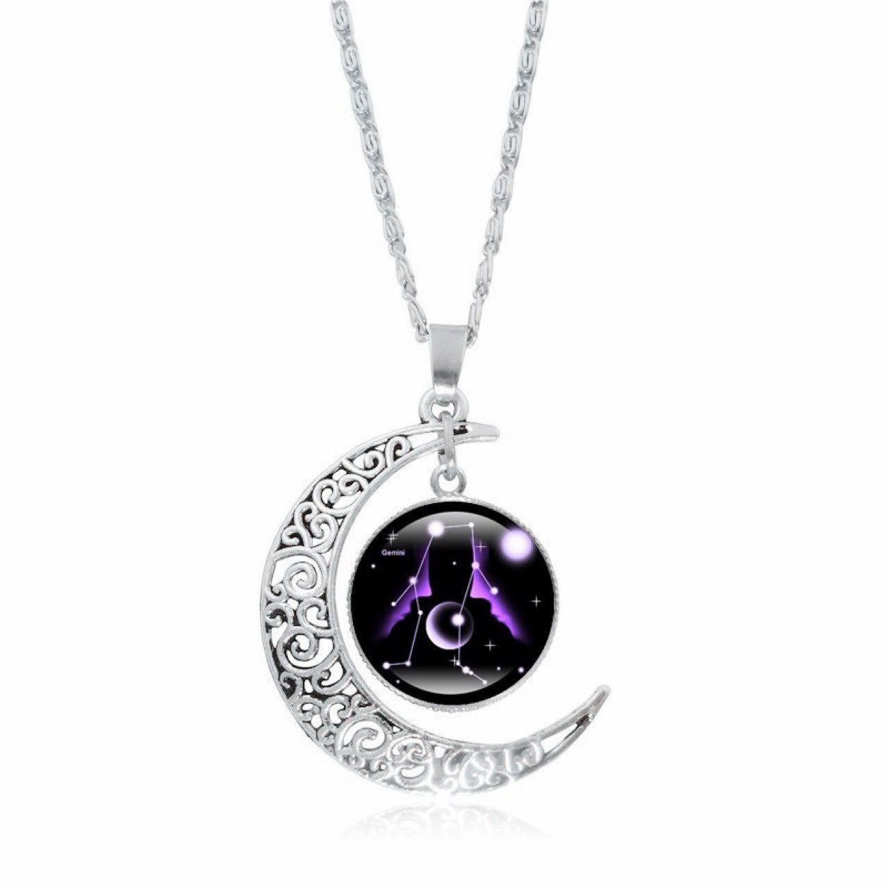 Zodiac Glow Moon Necklace