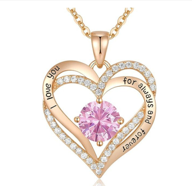 Elegant Rose Gold Pendant Necklace