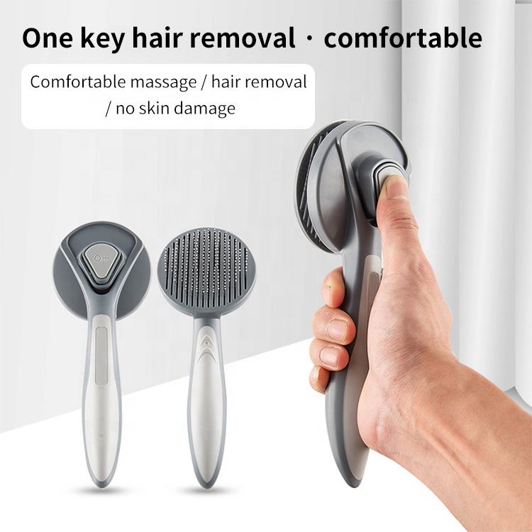 Self-Cleaning Pet Grooming Brush