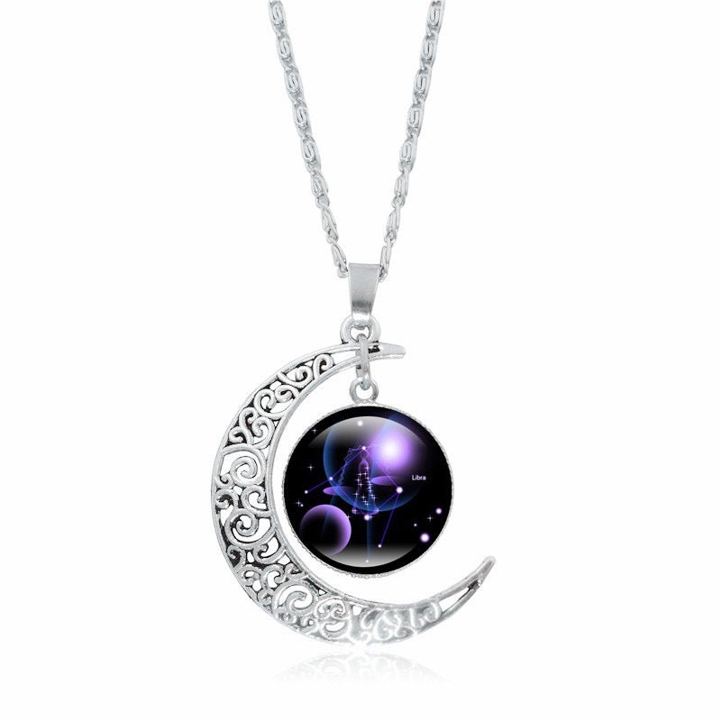 Zodiac Glow Moon Necklace