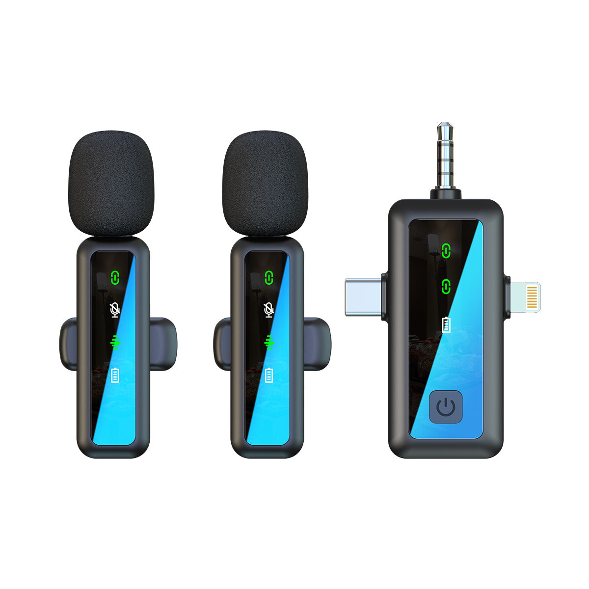Wireless Noise-Cancelling Lavalier Microphone