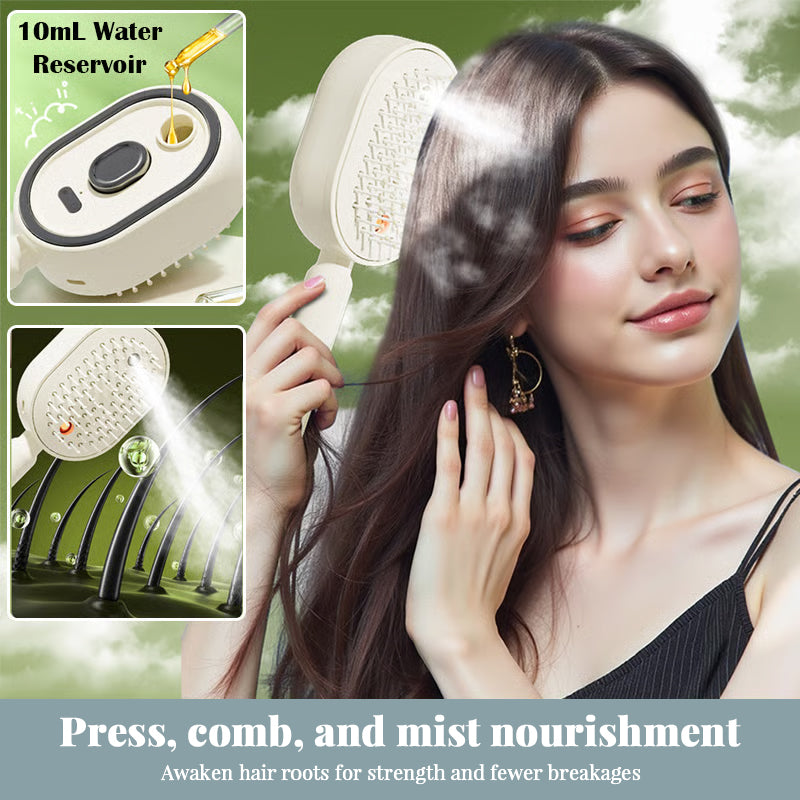 Ionic Steam Hair Straightening Brush