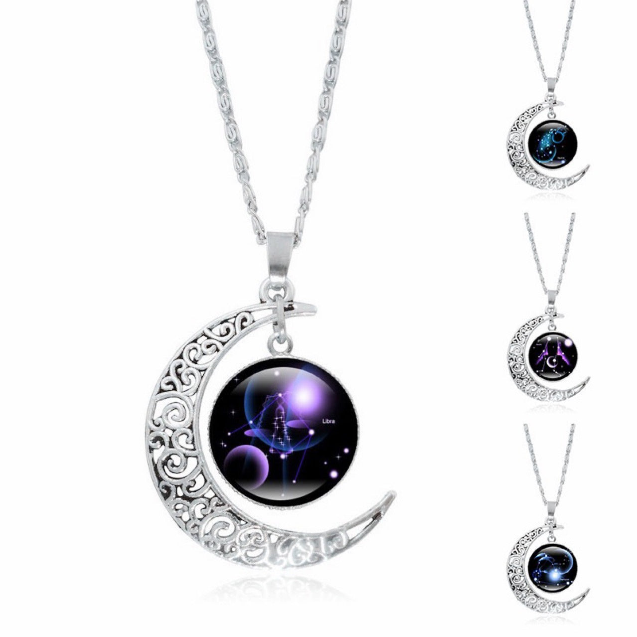 Zodiac Glow Moon Necklace