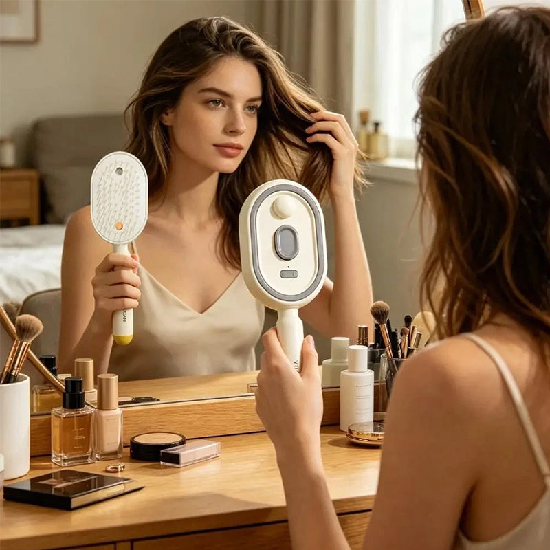 Ionic Steam Hair Straightening Brush