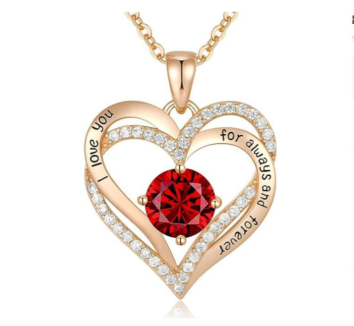Elegant Rose Gold Pendant Necklace