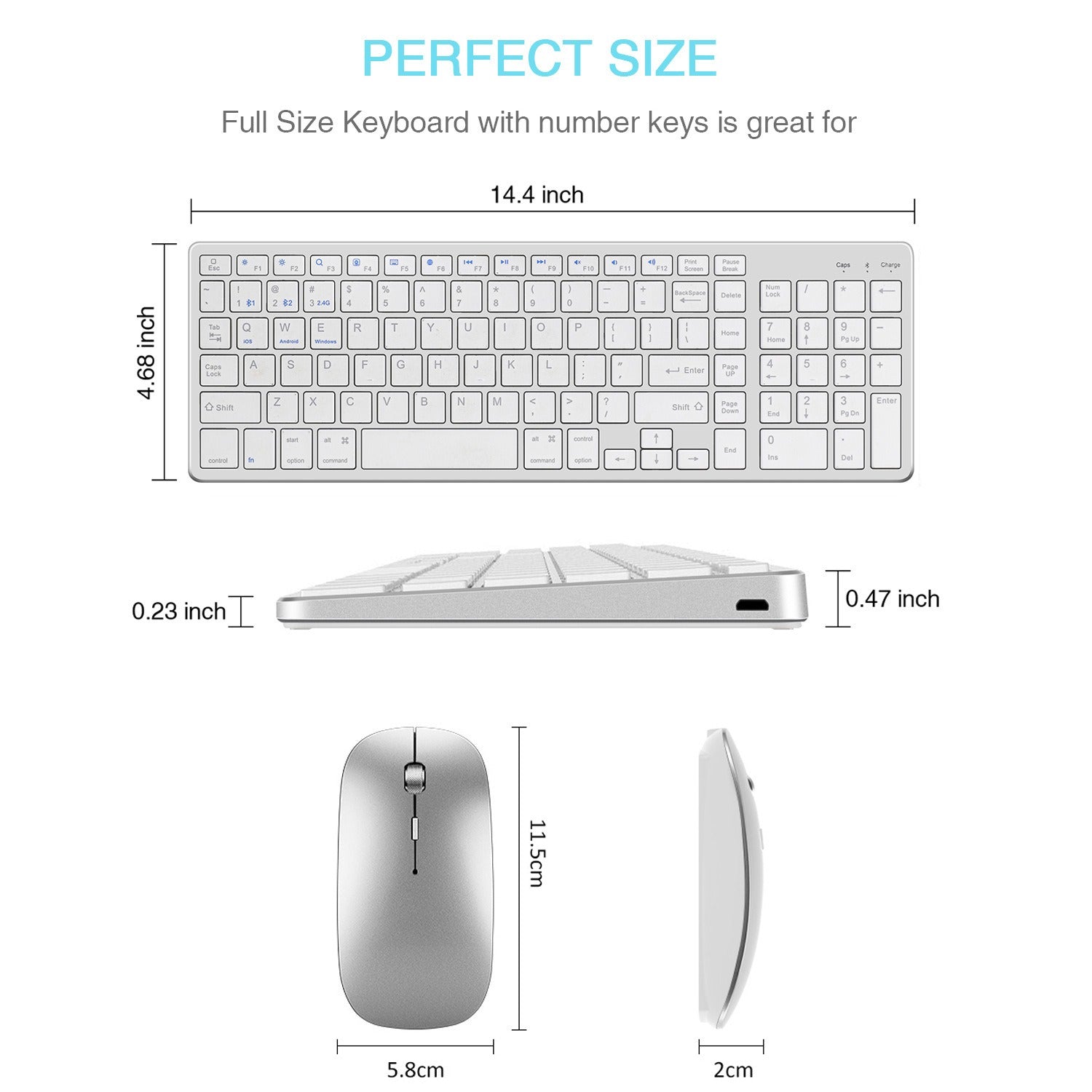 Wireless Keyboard & Mouse Combo