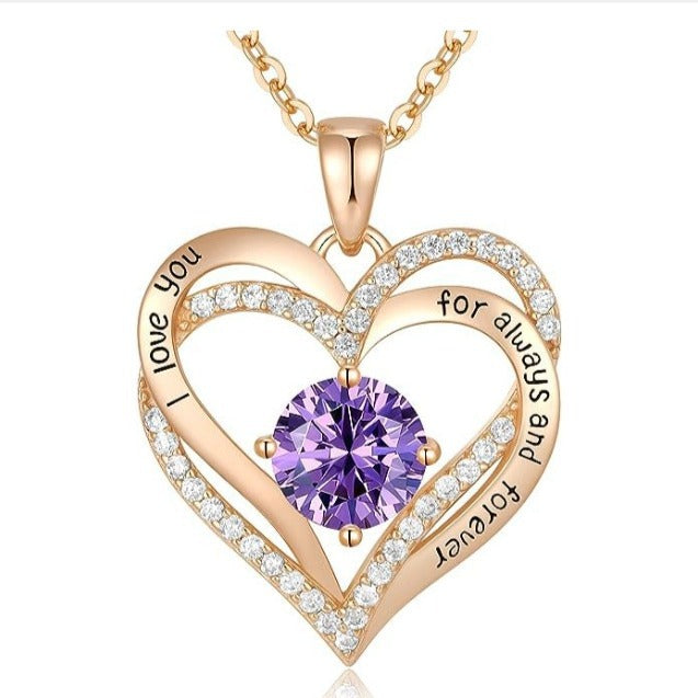 Elegant Rose Gold Pendant Necklace