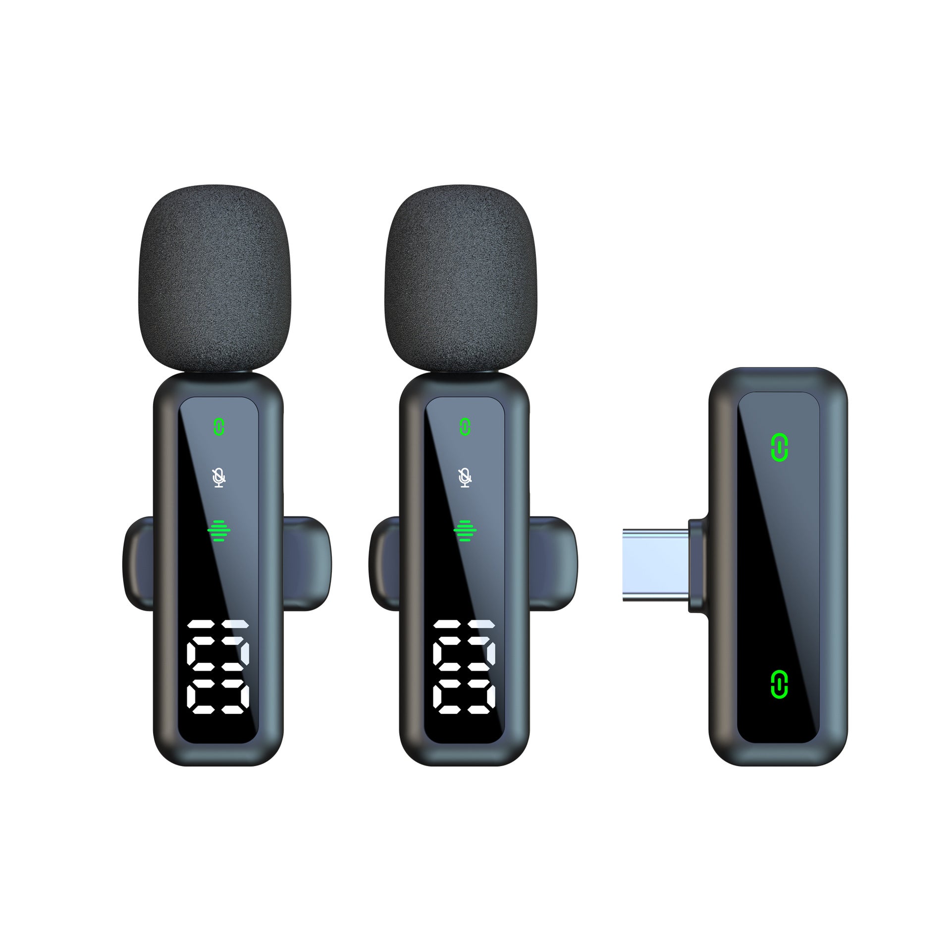 Wireless Noise-Cancelling Lavalier Microphone
