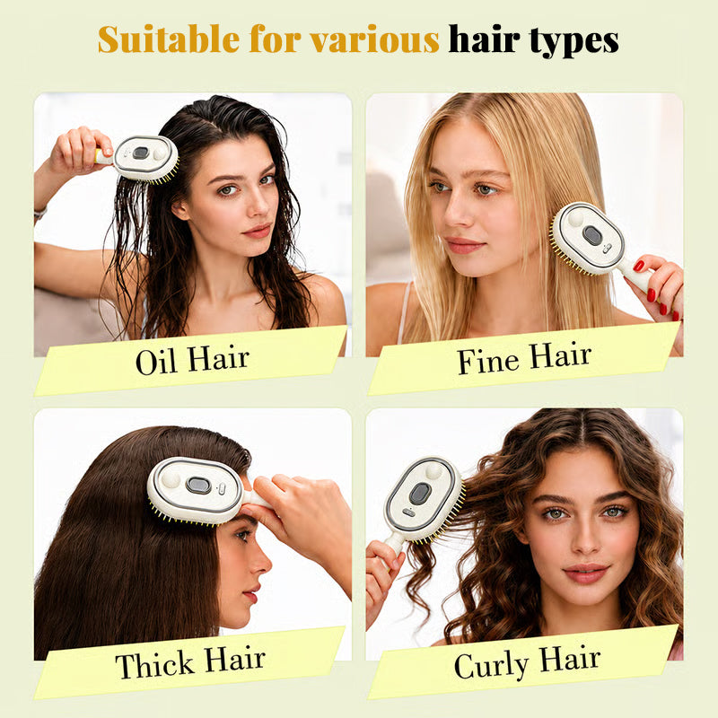 Ionic Steam Hair Straightening Brush
