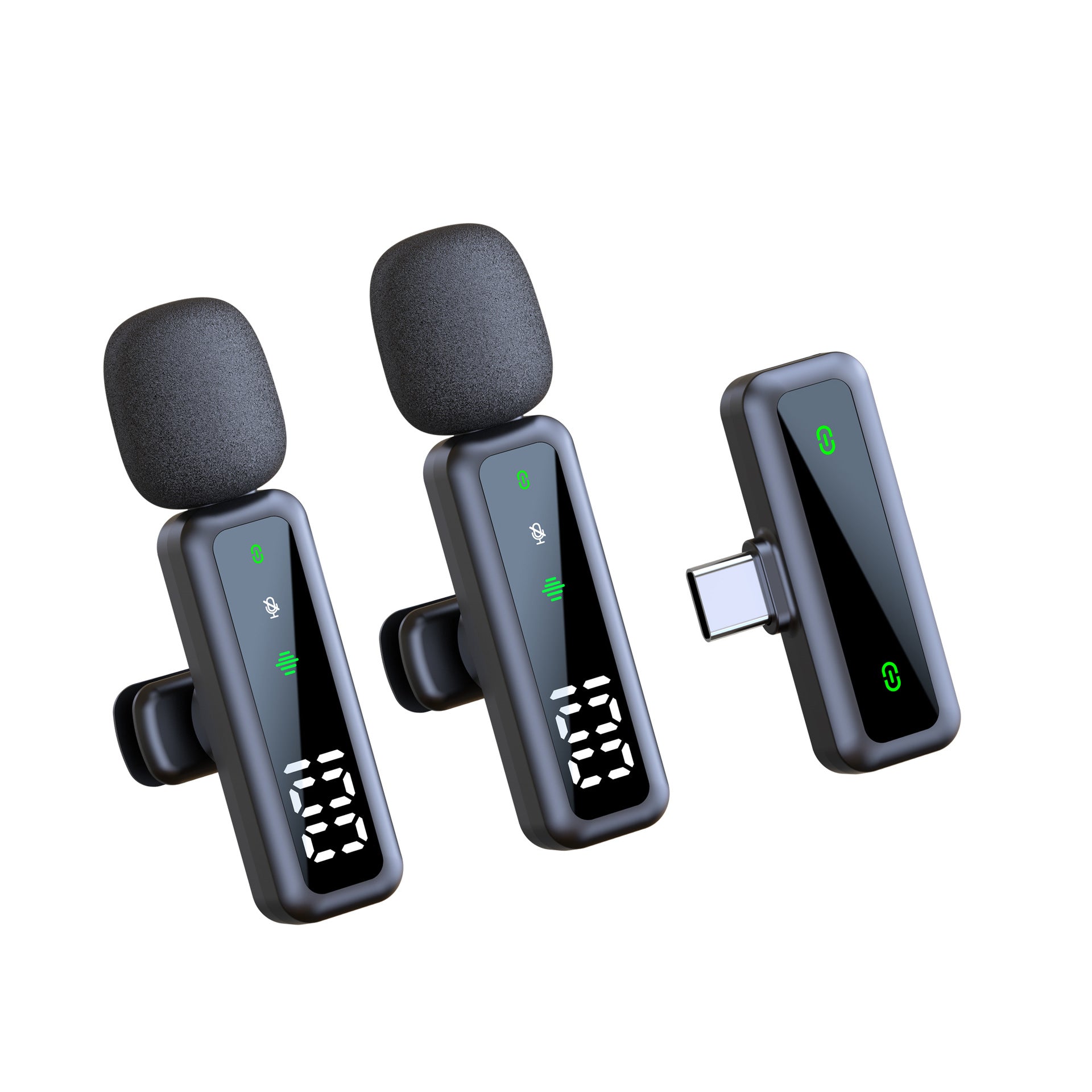 Wireless Noise-Cancelling Lavalier Microphone