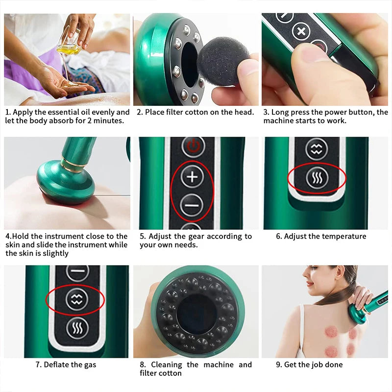 Smart Heated Cupping Therapy Massager