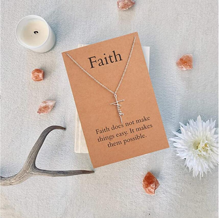 Faith Letter Choker Necklace