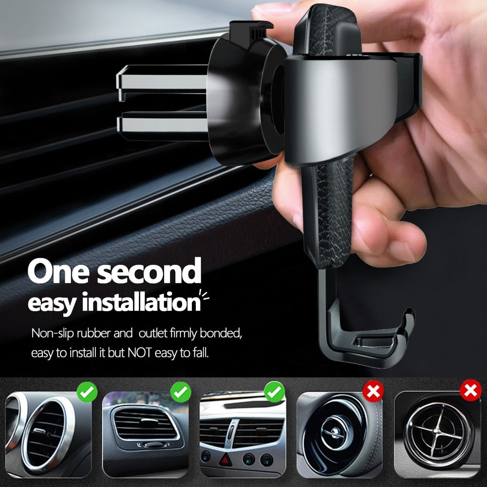 Gravity Car Phone Holder