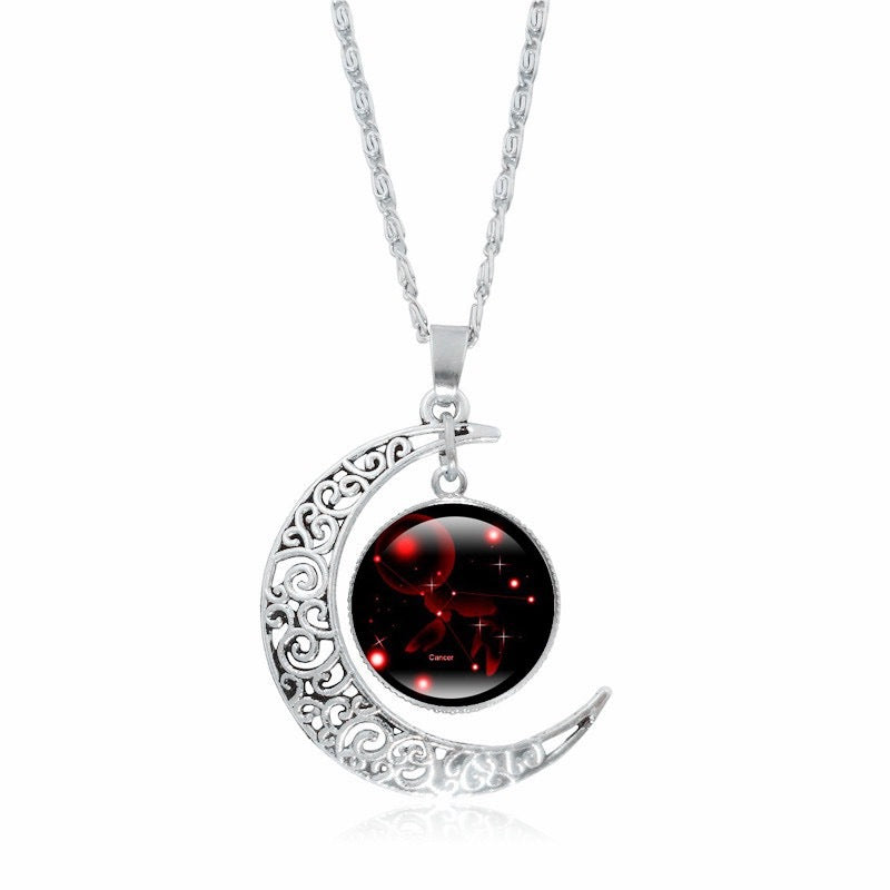 Zodiac Glow Moon Necklace