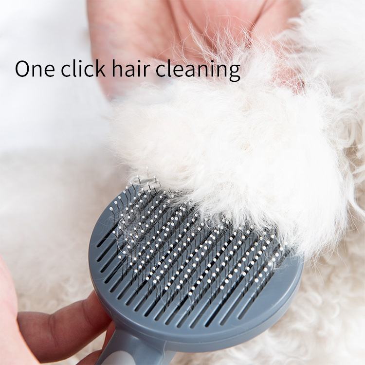 Self-Cleaning Pet Grooming Brush