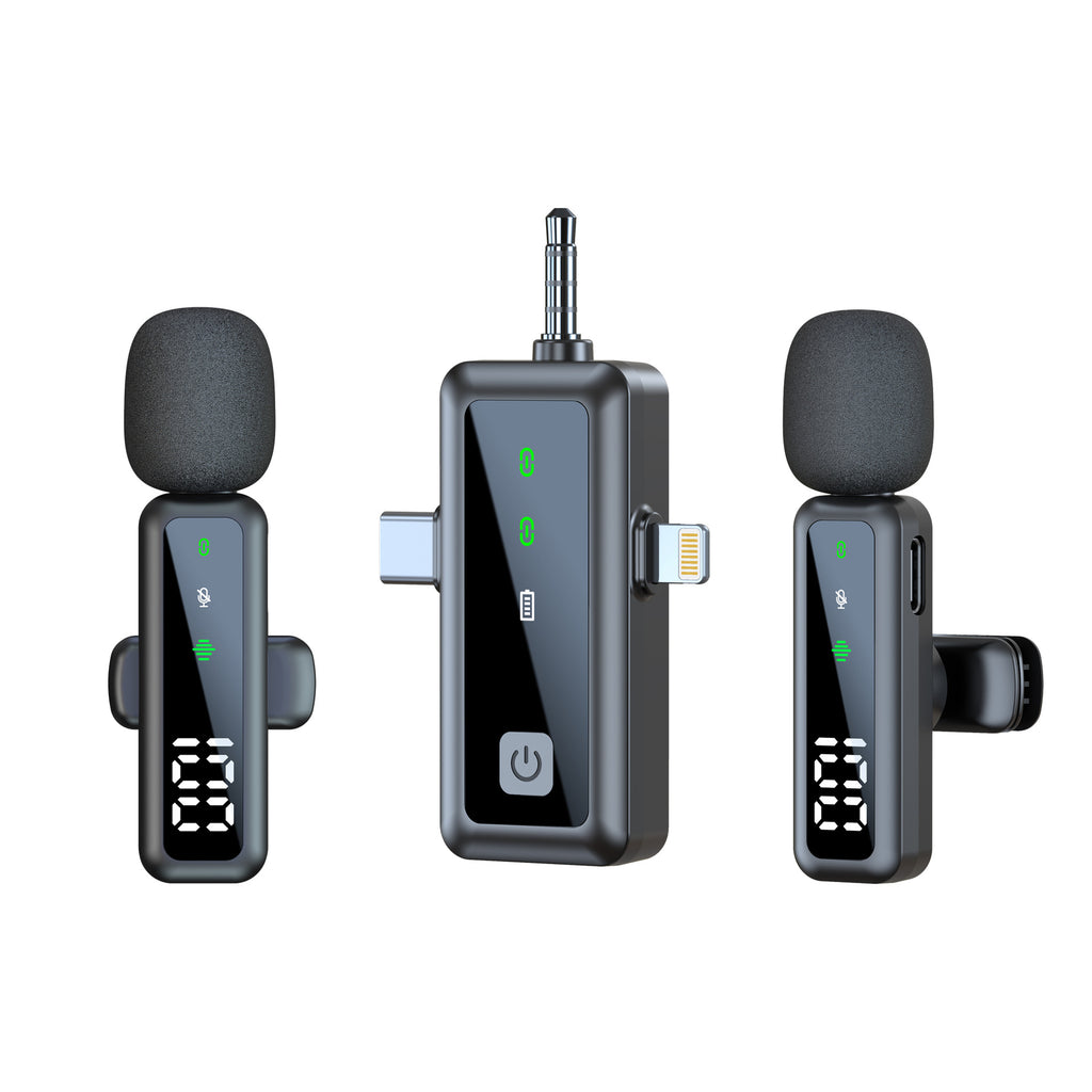 Wireless Noise-Cancelling Lavalier Microphone
