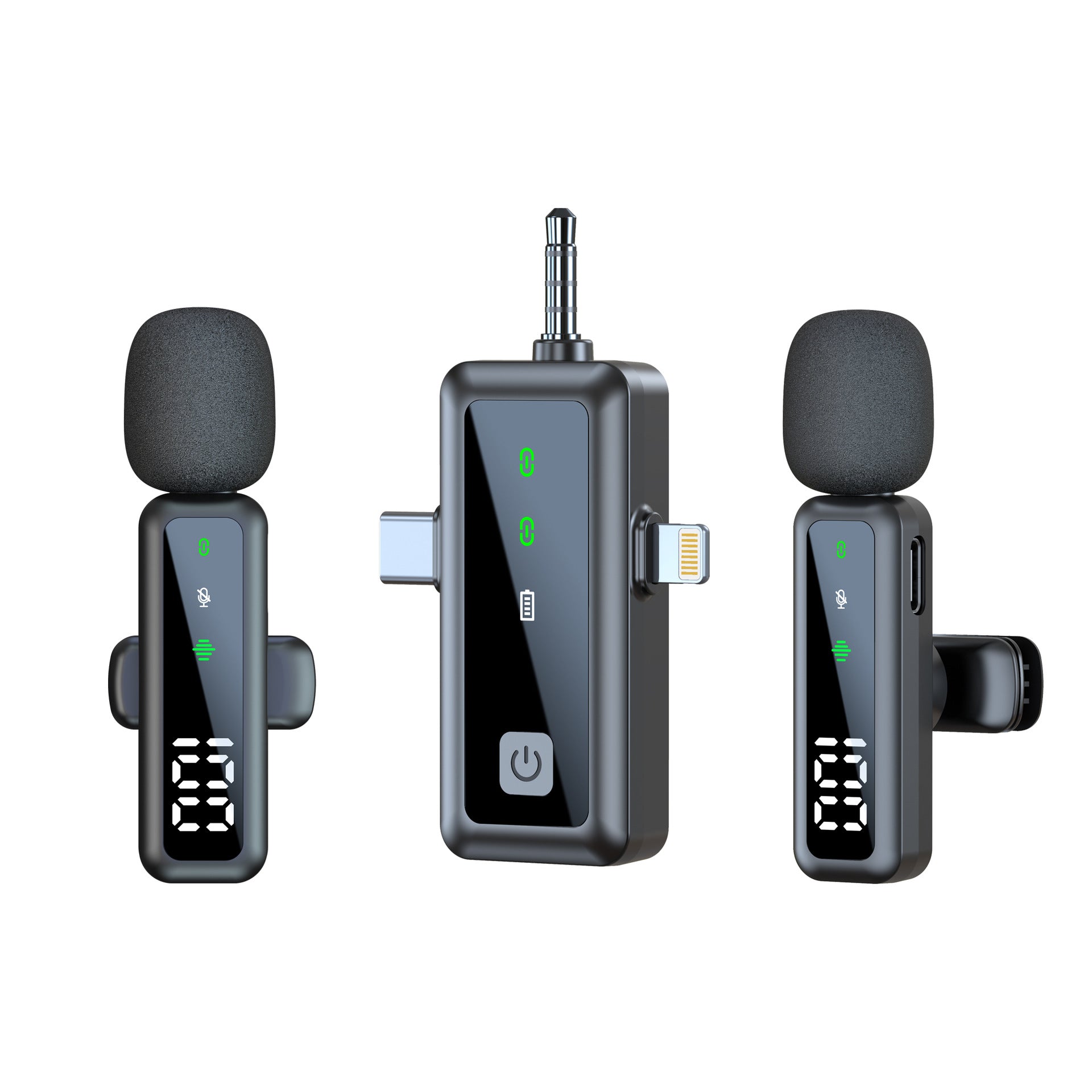 Wireless Noise-Cancelling Lavalier Microphone