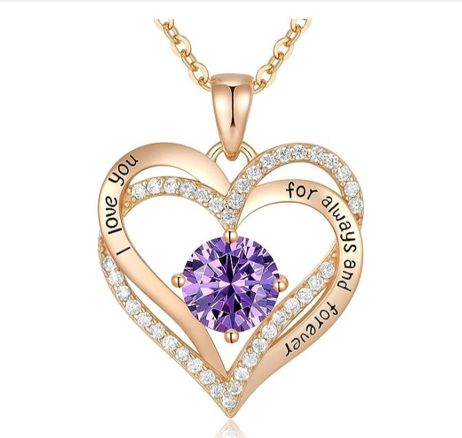 Elegant Rose Gold Pendant Necklace