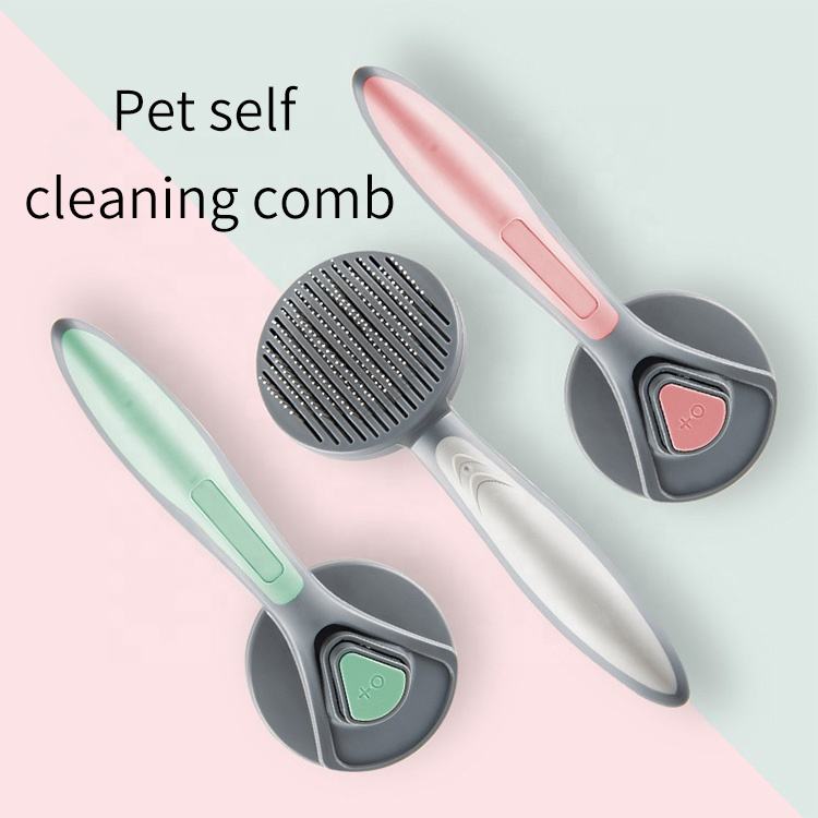 Self-Cleaning Pet Grooming Brush