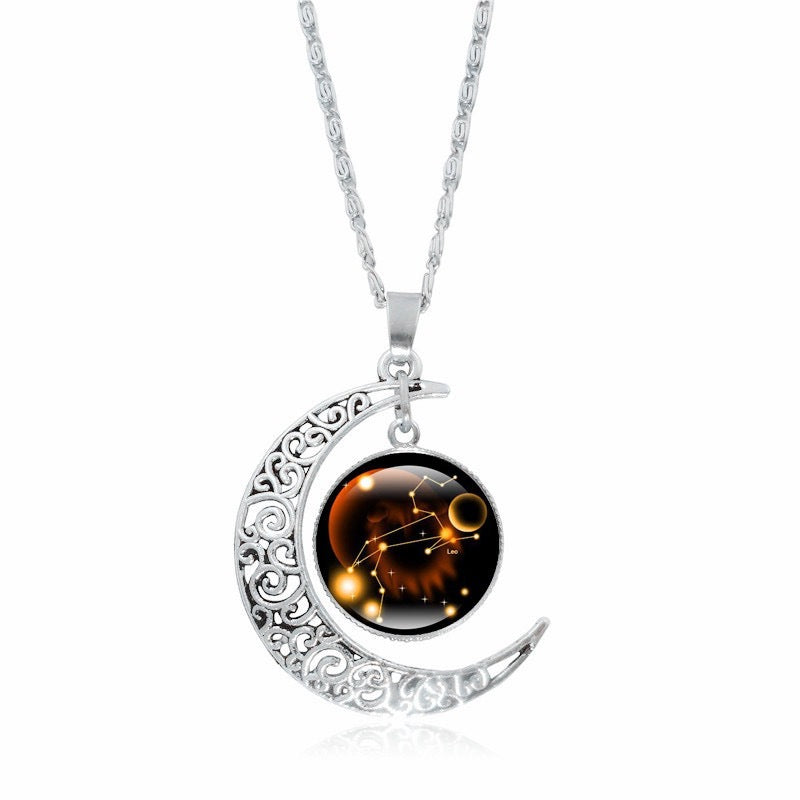 Zodiac Glow Moon Necklace