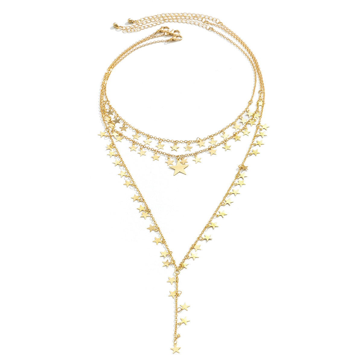 Celestial Layered Tassel Necklace