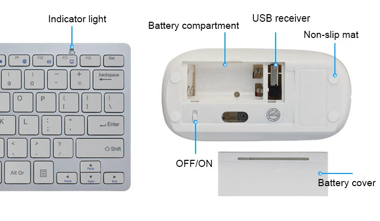 Wireless Keyboard & Mouse Combo