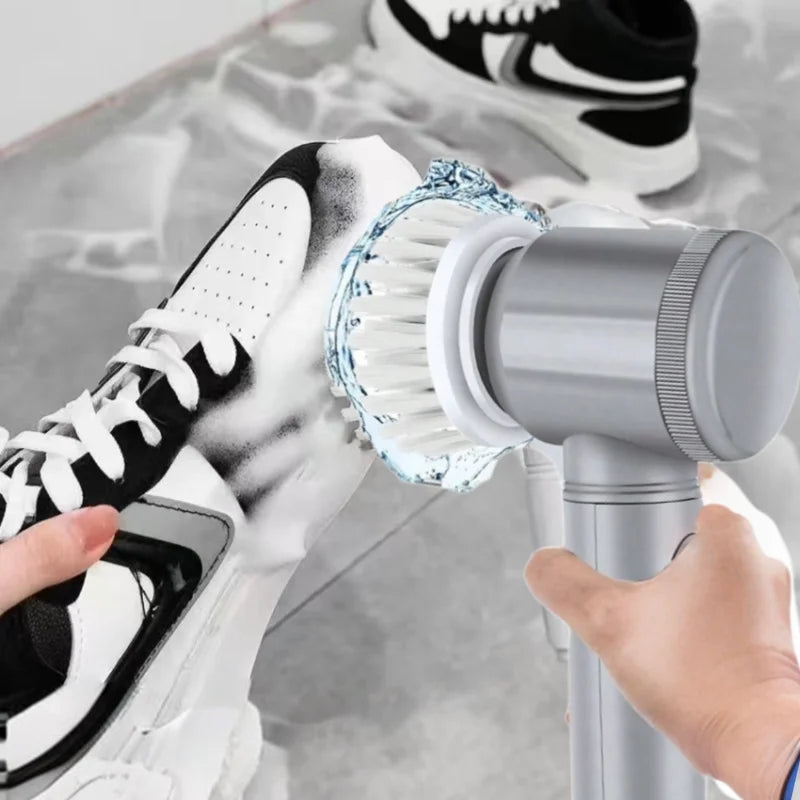 Cordless Electric UV Toilet Cleaning Brush – Wall-Mounted & Rechargeable