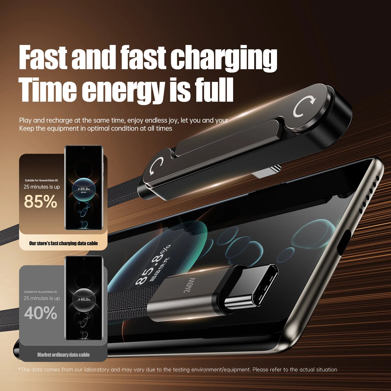 240W Fast Charging Gaming Cable