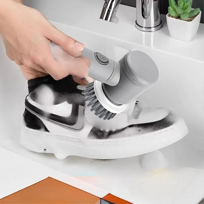 Cordless Electric UV Toilet Cleaning Brush – Wall-Mounted & Rechargeable