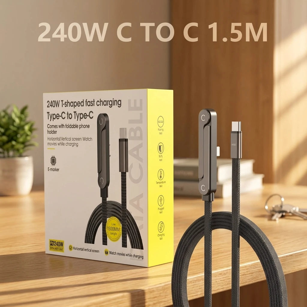 240W Fast Charging Gaming Cable