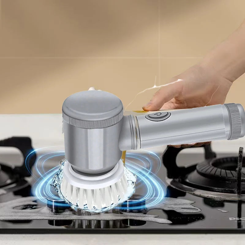 Cordless Electric UV Toilet Cleaning Brush – Wall-Mounted & Rechargeable