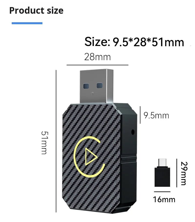Wireless CarPlay & Android Auto Adapter