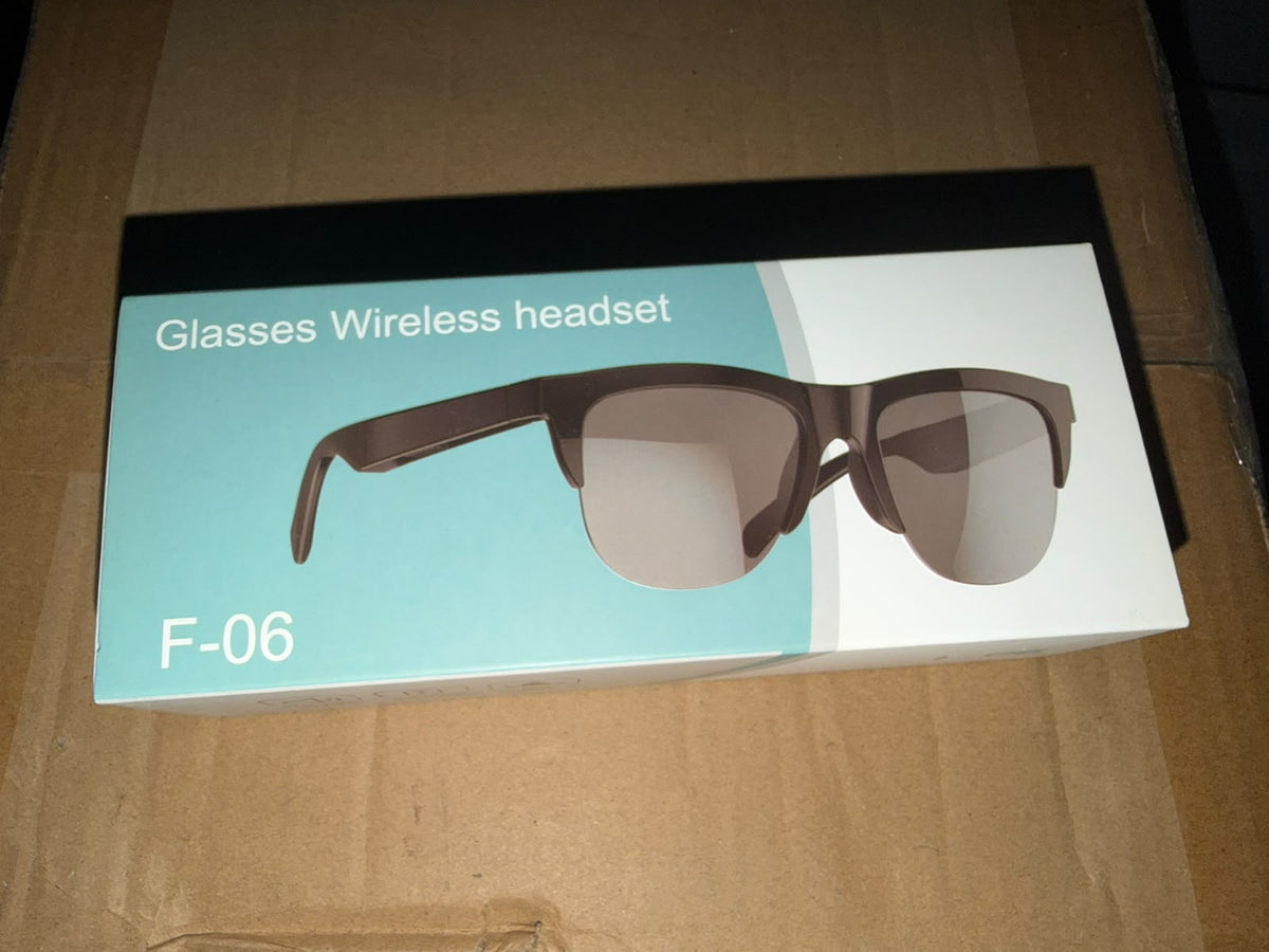F-06 Smart Wireless Bluetooth Glasses – Waterproof Audio Sunglasses with Touch Control